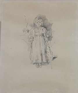 WHISTLER, James McNeil (After). Lithograph. Evelyn