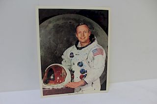 Neil Armstrong Signed & Inscribed NASA Photo