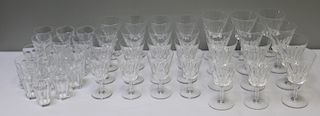 BACCARAT. Signed Grouping of Stemware.