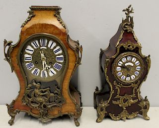 An Antique Leroy & Fils Clock Together with