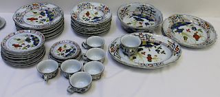 Grouping of Faence 'Imari" Style Porcelain.