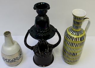 MIDCENTURY. Porcelain and Marble Grouping.