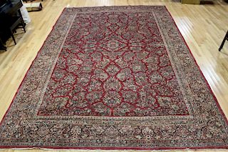 Large Antique And Finely Woven Sarouk Carpet