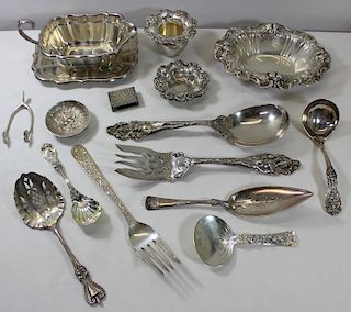 STERLING. Assorted Silver Table Accessories and