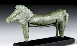 Miniature Etruscan Bronze Horse Figure