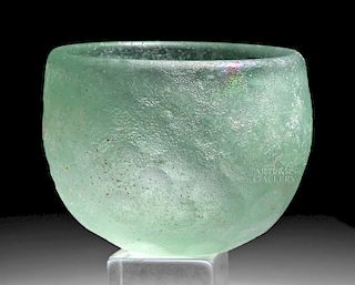 Gorgeous Sassanian Glass Cup, Facet-Cut