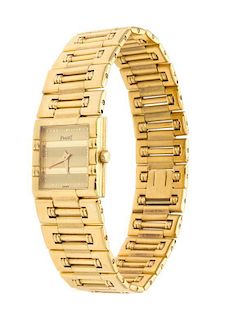 An 18 Karat Yellow Gold Ref. 81317 Dancer Wristwatch, Piaget, 50.50 dwts.