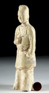 Chinese Tang Dynasty Pottery Attendant, ex Sotheby's