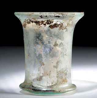 Roman Glass Beaker w/ Beautiful Iridescence