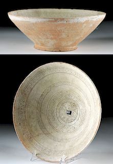 Byzantine Pottery Bowl w/ Sgraffito - Sea Find