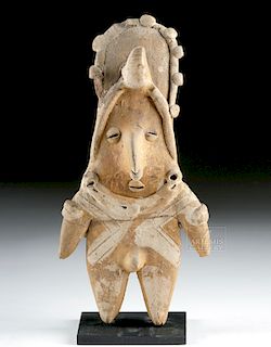 Colima Pottery Standing Male Flat Figure