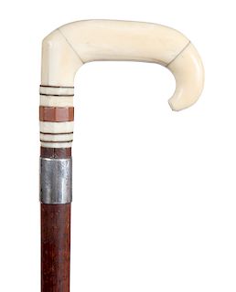 Whale's Tooth Crook Cane