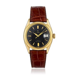 Tudor Prince Oysterdate "Waffle" Dial Ref. 7914 in 18K Gold