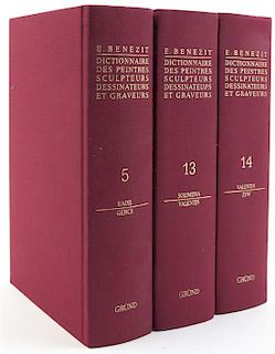 BENEZIT, EMMANUEL. Dictionnaire critique et documentaire des Peintres, Sculpteurs ... Grund, 1999. Revised edition. 14 vols.