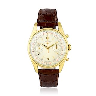 Longines All Guard 30CH Chronograph in 18K Gold