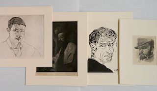 4 Portrait prints