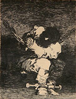 Francisco de Goya etching