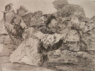 Francisco de Goya etching and aquatint