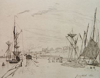 Johan Barthold Jongkind etching