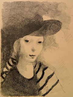 after Marie Laurencin lithograph