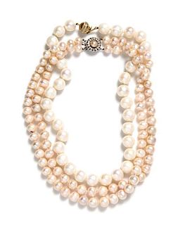 * A Collection of Cultured Pearl Jewelry,