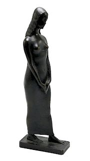 Simon Moselsio (American, 1890-1963) Small Nude Bronze