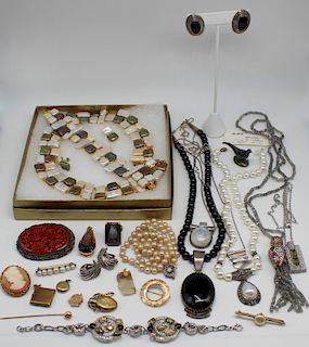 JEWELRY. Assorted Gold, Silver, and Decorative