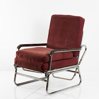 Italy, 'Nirvana' arm chair / spare bed, 1930s
