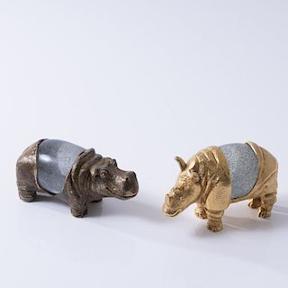Gabriella Crespi, Rhino and Hippo, c. 1975