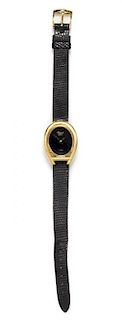 An 18 Karat Yellow Gold Wristwatch, Chopard, 15.80 dwts.