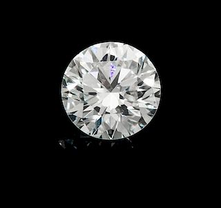 A 0.42 Carat Round Brilliant Cut Diamond,