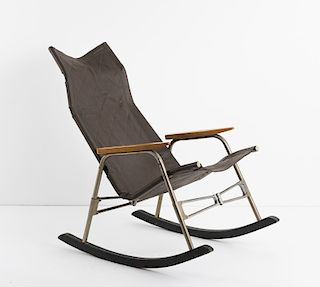 Takeshi Nii, Foldable rocking chair, 1960s
