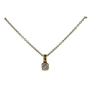 H. Stern 18k Gold Diamond Pendant Necklace