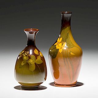 Rookwood Pottery Standard Glaze Vases, Hurley & Steinle