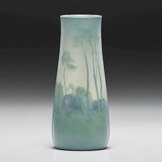 Rookwood Pottery Scenic Vellum Vase, Lorinda Epply