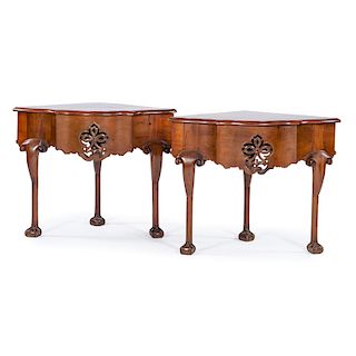 Chippendale-style Corner Tables