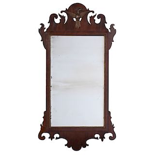 Chippendale Mirror with Inlay
