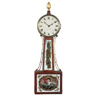 New Hampshire Banjo Clock by James Cole