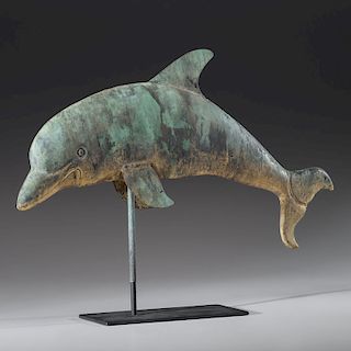 Copper Dolphin Weathervane