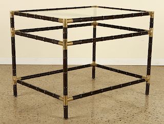 MODERN BAMBOO OCCASIONAL TABLE BILLY HAINES 1970