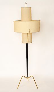 MID CENTURY MODERN ITALIAN BRASS FLOOR LAMP