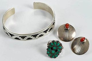 Three Pieces Southwestern Jewelry