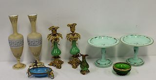 Lot of Assorted Antique Glass Items.
