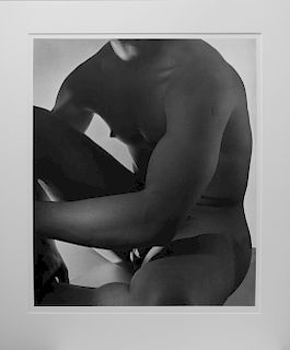 Horst P. Horst - Male Nude, Frontal, N.Y  (1952)