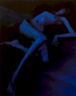 Steven Sebring - Grace (blue nude) (2002)