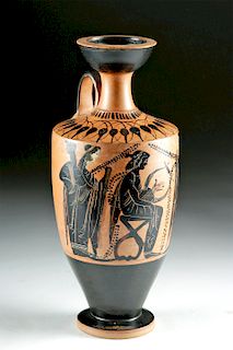 Attic Black-Figure Lekythos - Class of Athens 581 w/ TL