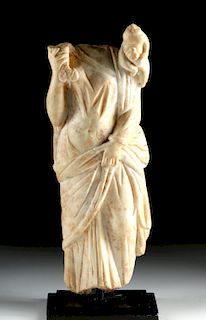 Marble Torso of a Venus Genetrix (Mother) w/ Cupid