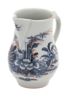 A Lowestof Porcelain Creamer Height 3 1/4 inches.