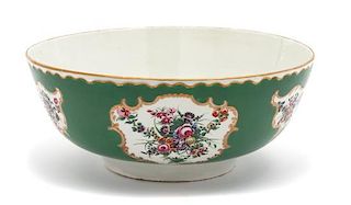 A Worcester Porcelain Large Bowl Diameter 11 inches.