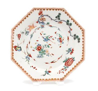 A Chelsea Porcelain Plate Diameter 8 3/4 inches.